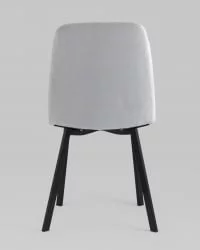 Стул Oliver Square велюр Светло-серый